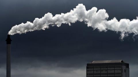 Factory chimney