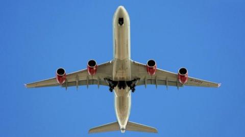 Aeroplane taking off