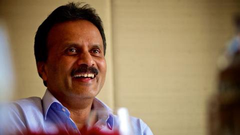 VG Siddhartha, founder-owner, Chairman and MD of Coffee Day Enterprises Limited, poses for a profile shoot on September 26, 2015 in New Delhi, India