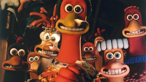 A scene from Chicken Run