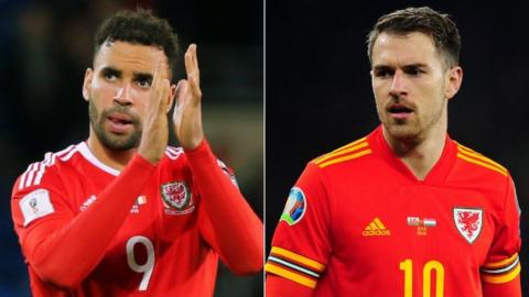 Hal Robson-Kanu ac Aaron Ramsey