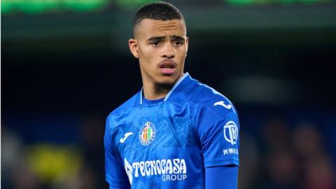 Manchester United's Mason Greenwood is on loan at Getafe in Spain