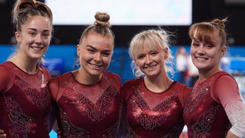 GB women's tumbling team