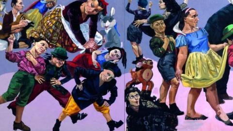 Cast of Characters from Snow White by Paula Rego