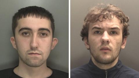 Reece Martin (left) and Anthony Milton (right) have been jailed after the shooting in Liverpool