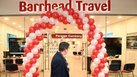 Barrhead Travel store front