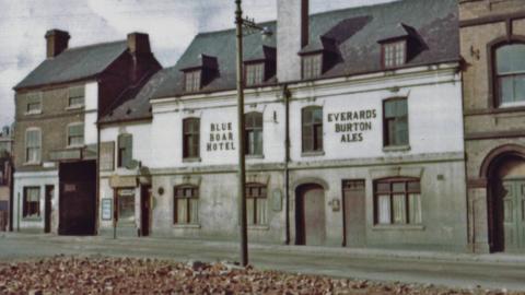 Blue Boar Hotel in Southgate Street in 1965