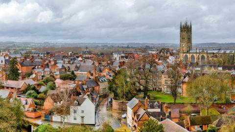 Aerial view of Warwick