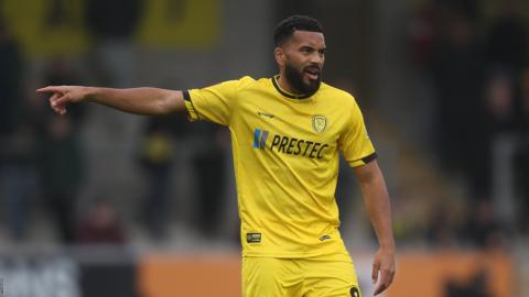 Adrian Mariappa playing for Burton Albion