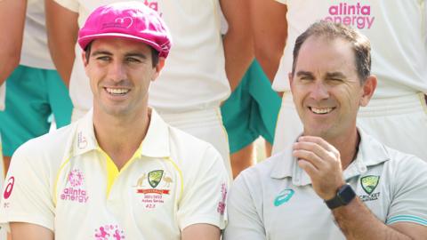 Australia captain Pat Cummins and former head coach Justin Langer