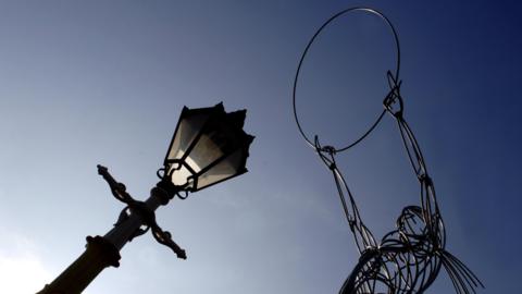 Statue in Belfast