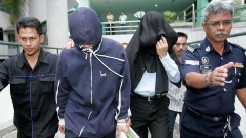 Sirul Azhar Umar outside a court in Kuala Lumpur during a 2009 hearing