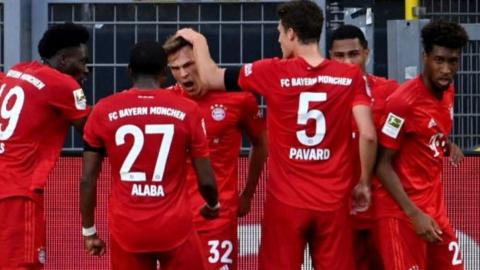 Bayern celebrate