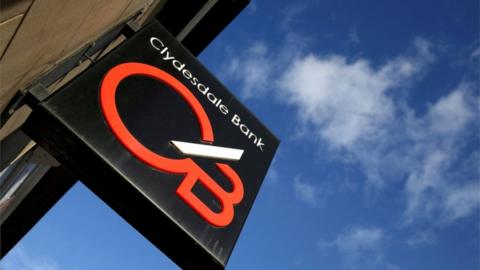 Clydesdale Bank sign