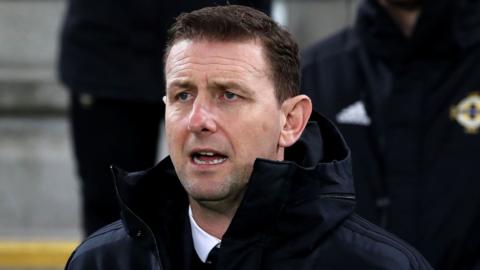 NI manager Ian Baraclough