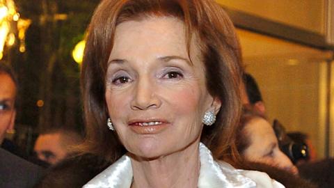 Lee Radziwill, Jacqueline Kennedy's sister, in Paris, 20 January 2004