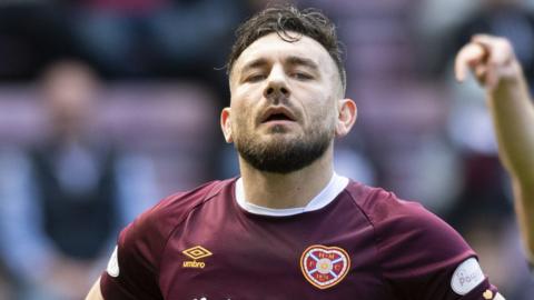 Robert Snodgrass in action for Hearts