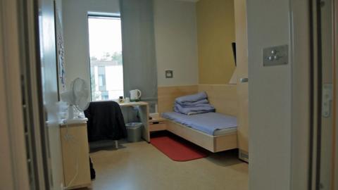 An inmate's room at Halden Prison