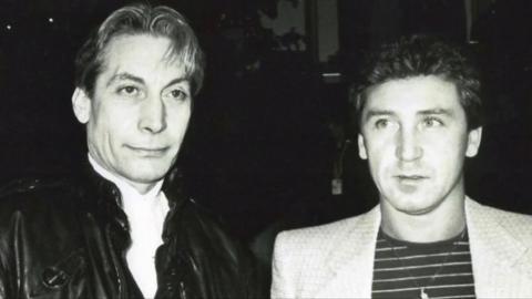 Charlie Watts and Kenney Jones, date unknown