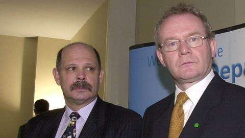 David Ervine and Martin McGuinness