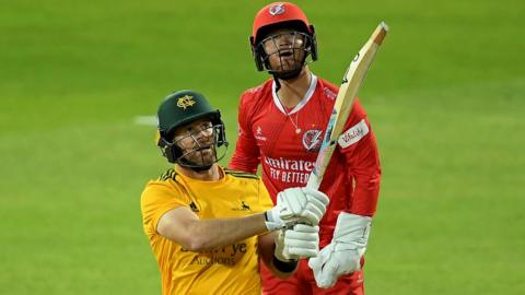 Dan Christian in action for Nottinghamshire