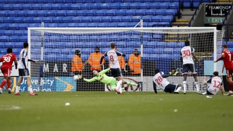 Bolton hosted Accrington Stanley in League One in February