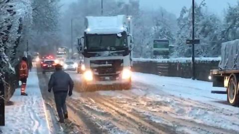 Snow in Yorkshire