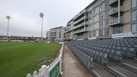 A view inside the Bristol County Ground