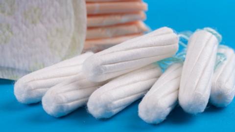 A generic image of unwrapped tampons