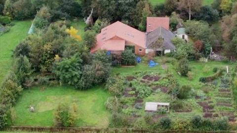 Drone pic of farm near Ruinerwold