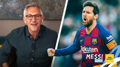 Gary Lineker and Lionel Messi