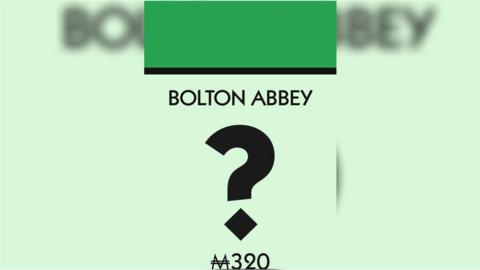 Board square for Bolton Abbey