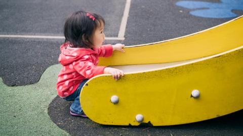 Child in playground