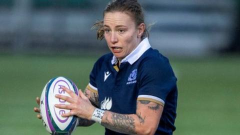 Jade Konkel in action for Scotland