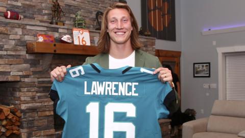 Trevor Lawrence of the Jacksonville Jaguars