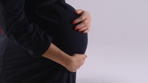 Pregnant woman, file pic