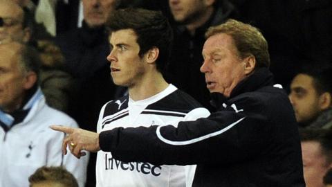Gareth Bale and Harry Redknapp