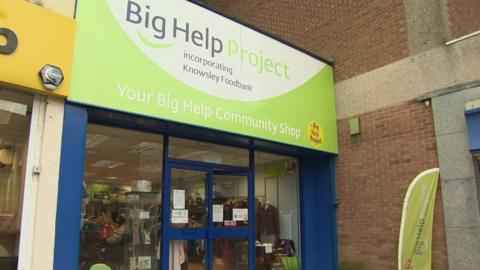 Exterior of the Big Help Project shop