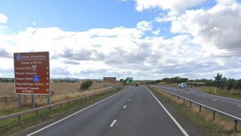 A1 near Dunbar