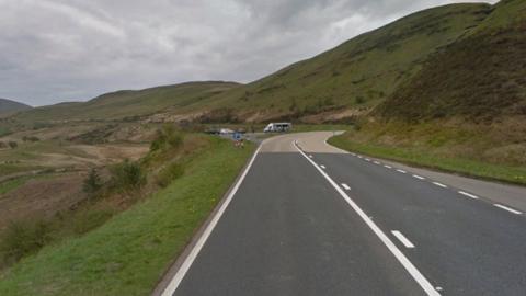 RAC Bends on the A470 at Storey Arms in Powys