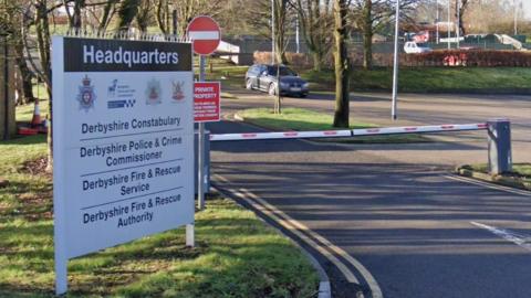 Google image of Derbyshire Police HQ in Ripley