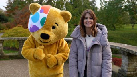 Pudsey and Ellie Crisell