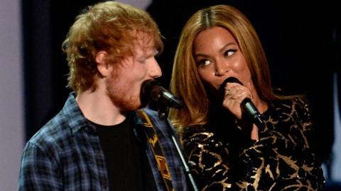 Ed Sheeran and Beyonce