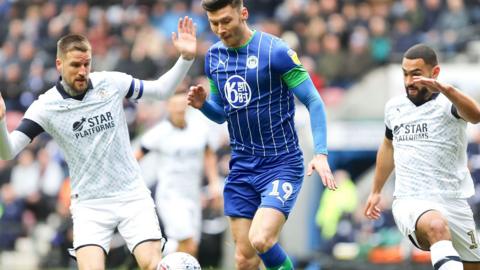 Wigan Athletic and Luton Town mustered just three efforts on target between them at the DW Stadium