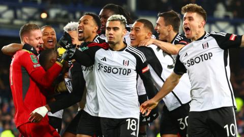 Fulham celebrate