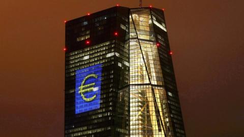 European Central Bank office in Frankfurt