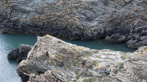 Porth Dafarch cliffs