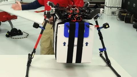 Kidney-carrying drone