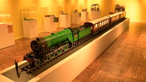 Flying Scotsman made of Lego