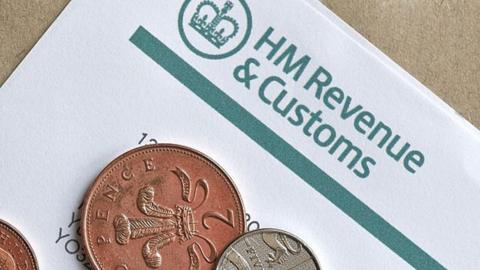 Coins and HMRC letter
